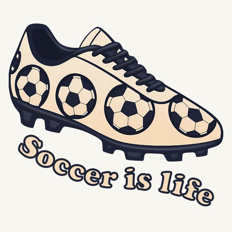 Fußball – Soccer ist Leben Design