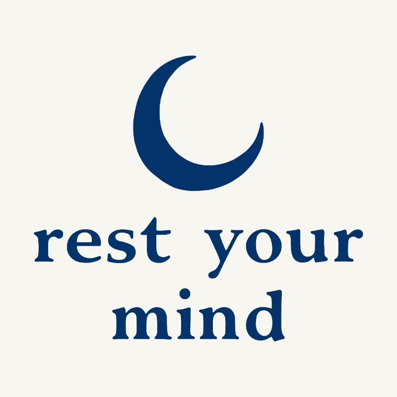 Rest Your Mind Moon Mindfulness Statement