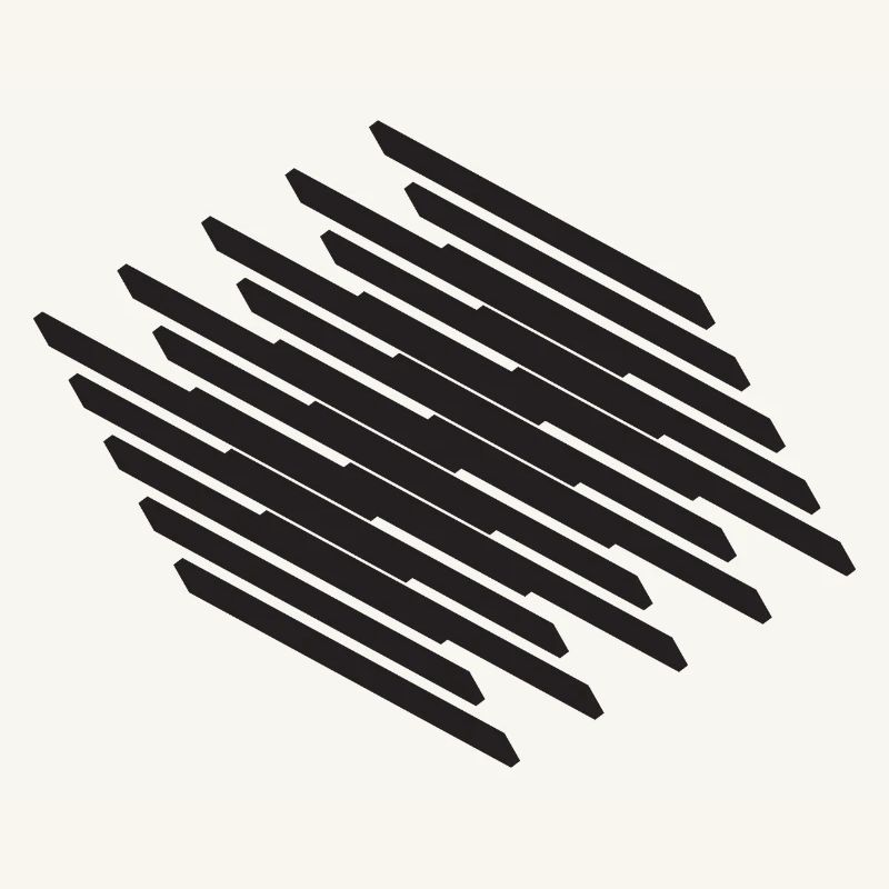 Diagonal Scribble Monochrome Pattern