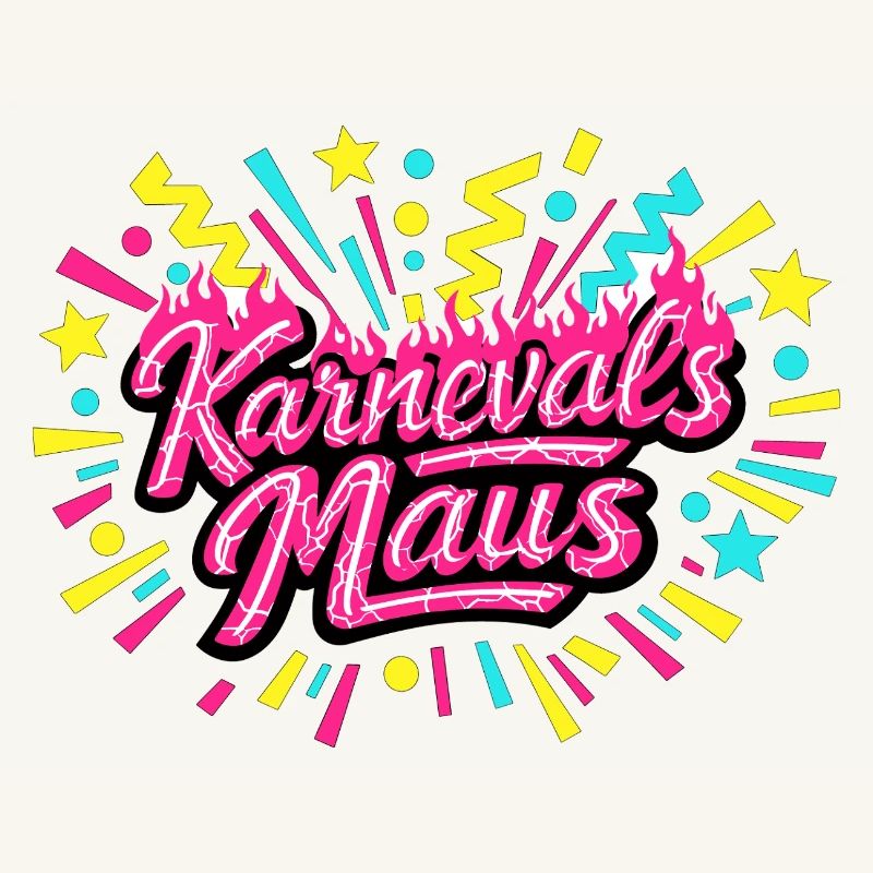 Karnevalsmaus - Karneval Geschenk