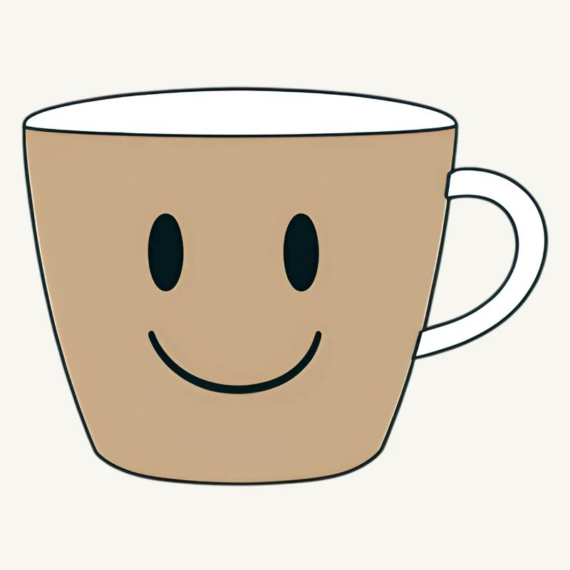 Smiling Coffee Mug Design
