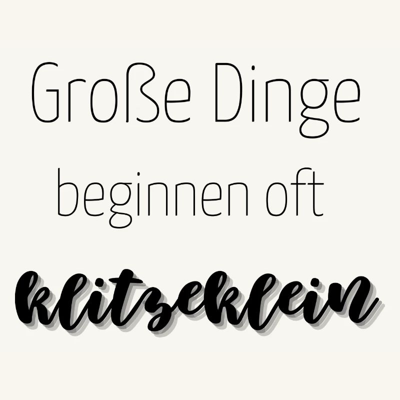Babys - Große Dinge beginnen oft klitzeklein