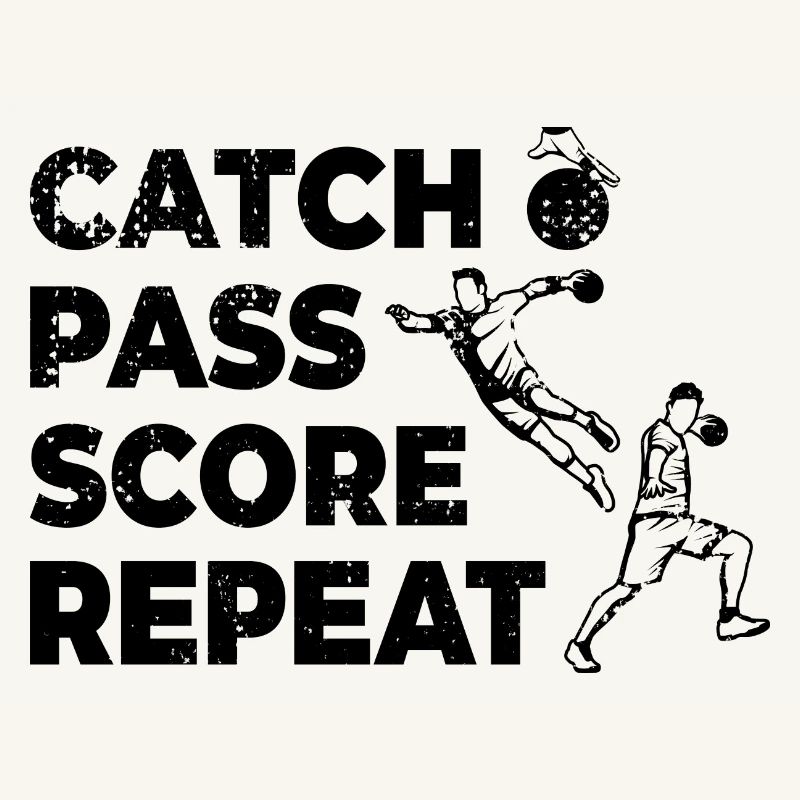 Attraper, passer, marquer, répéter