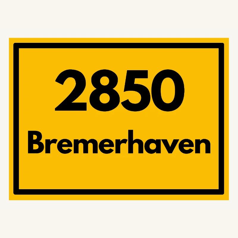 OLD POSTCODE POSTCODE RETRO 2850 BREMERHAVEN HAFEN