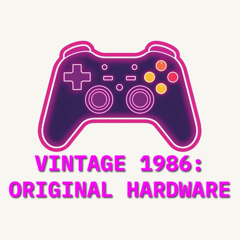 Neon Controller 1986 Retro – 40. Geburtstag
