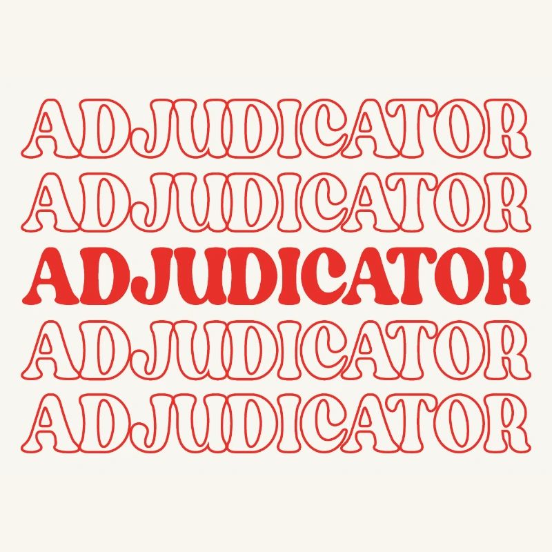 Adjudicator Arbitrator Referee Judge Arbitrer