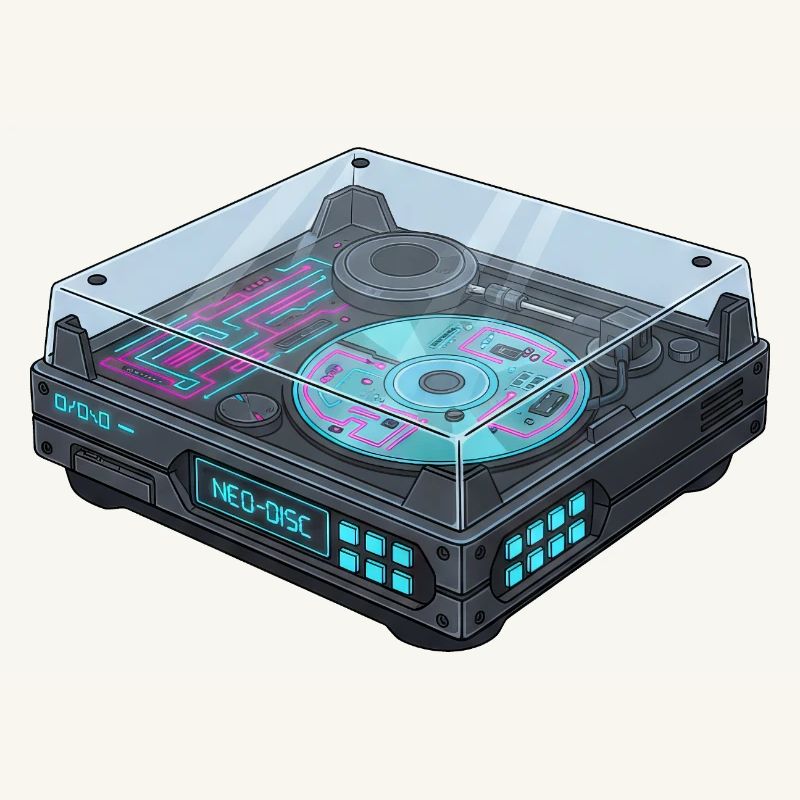 Futuristic Turntable Cool Modern Design