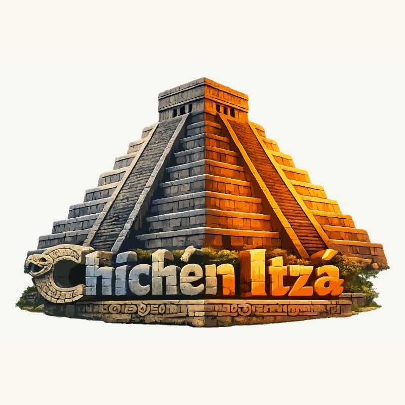 Serpent pyramidal de Chichen Itza