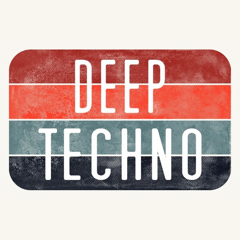 Deep Techno Gradient Stripes