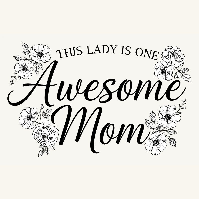 Diese Dame Ist Eine Tolle Mutter Mama Geschenk