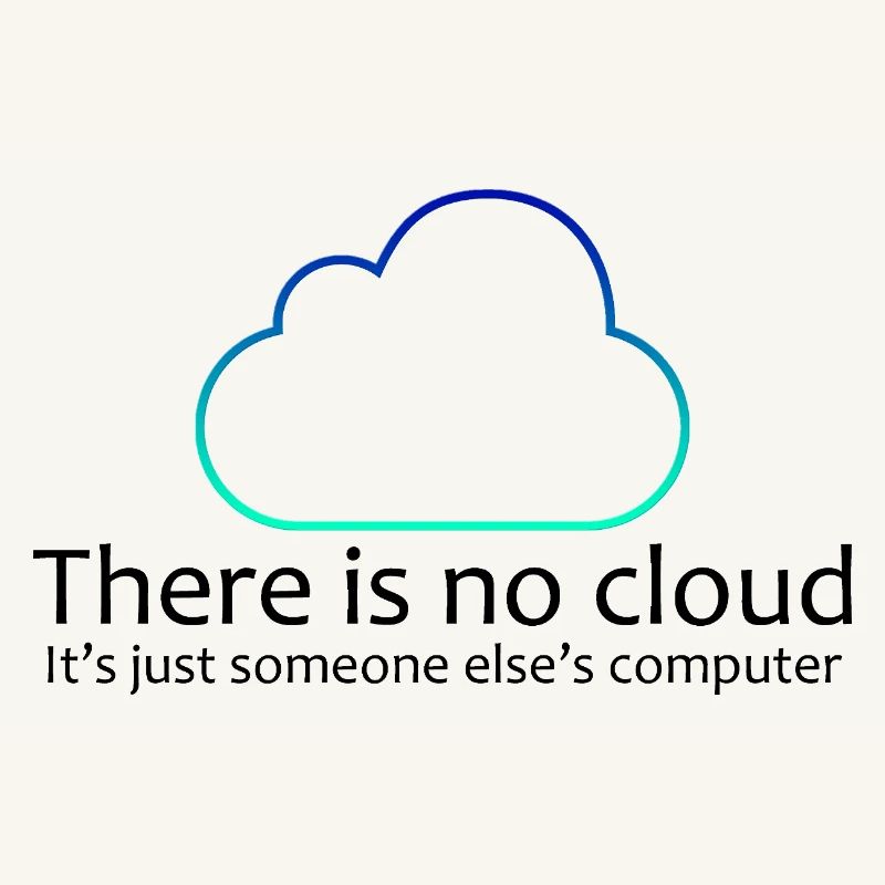 Pas de programmation dans le cloud T-shirt drôle