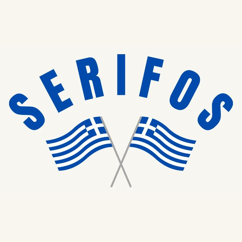 Drapeaux grecs de Serifos