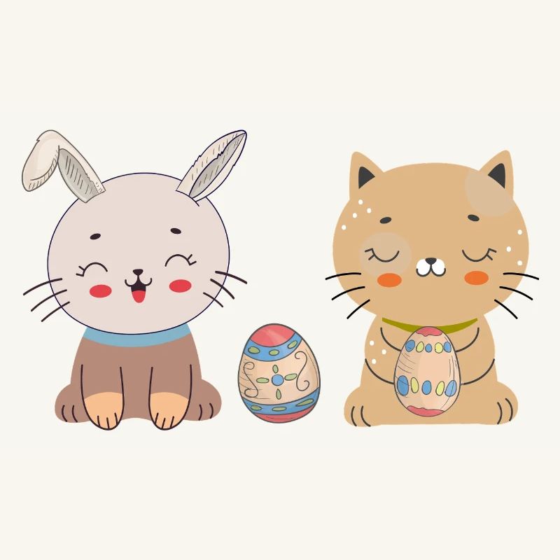 Cute Cats Easter