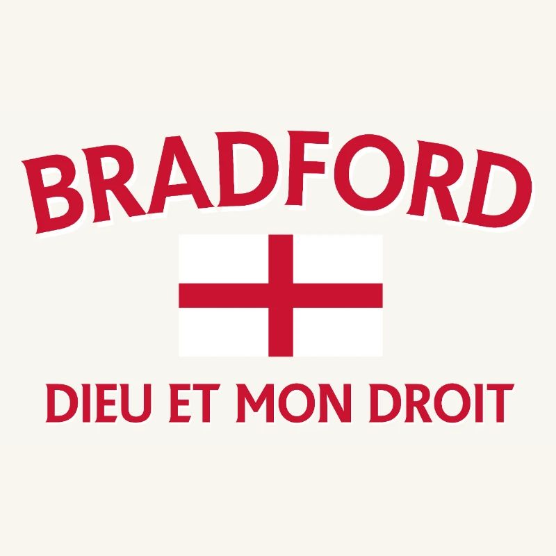 Drapeau de Bradford avec devise