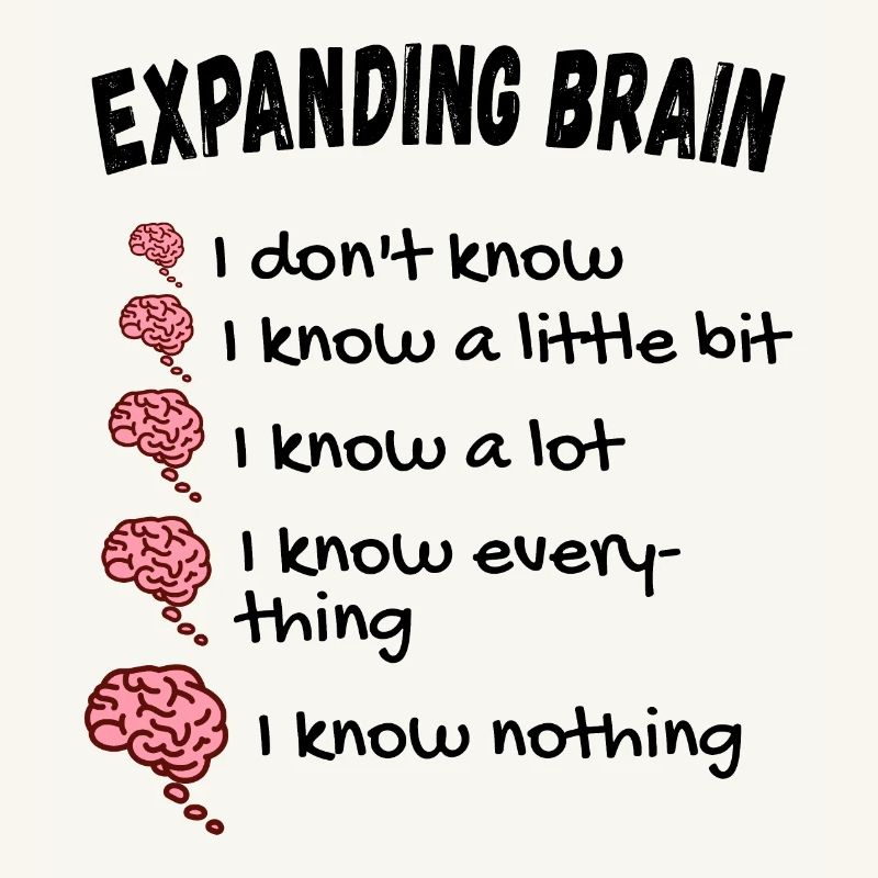 Gehirn erweitern - Expanding Brain Meme