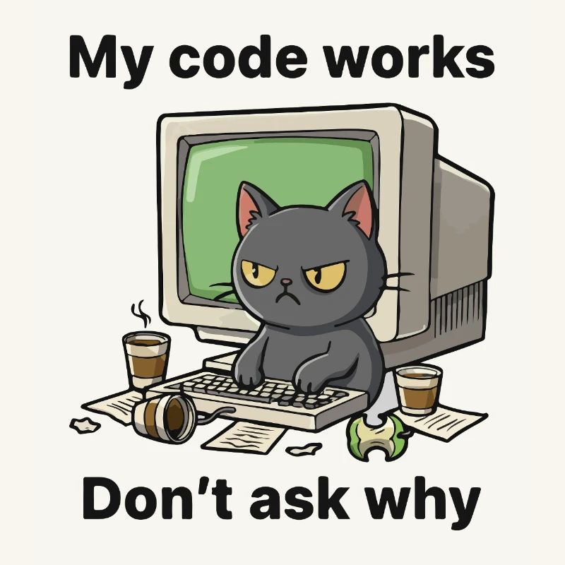 My code works Don't ask why