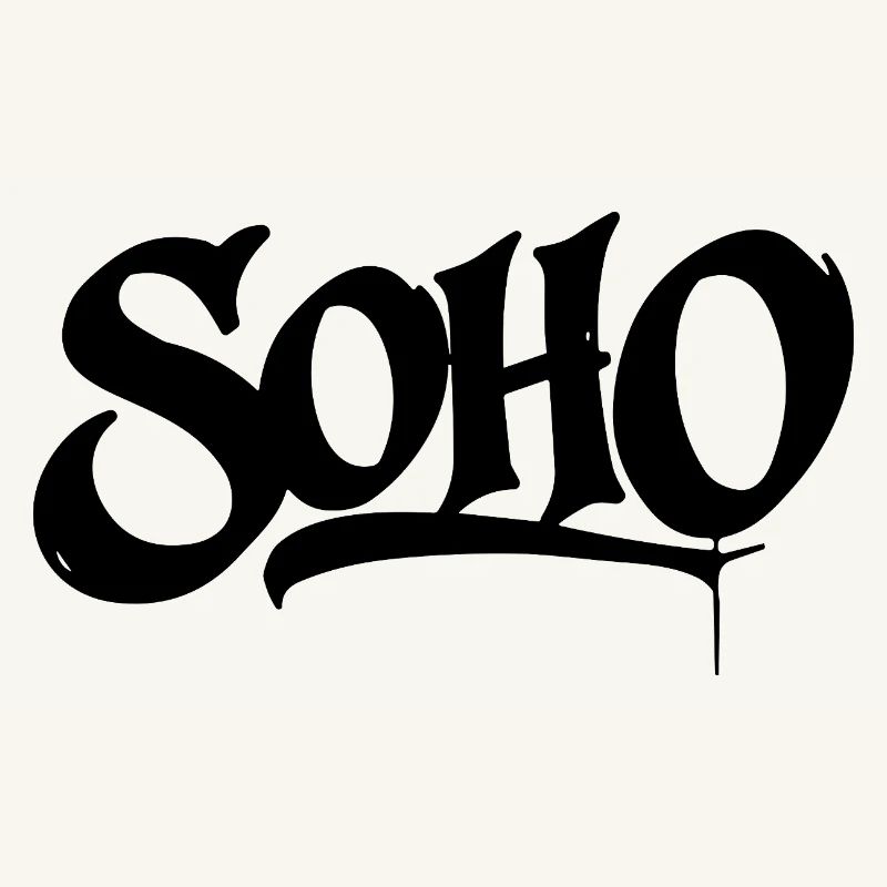 Conception de t-shirts graffiti Soho