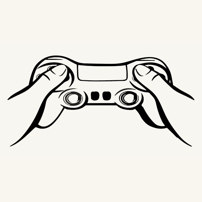 Gamecontroller black