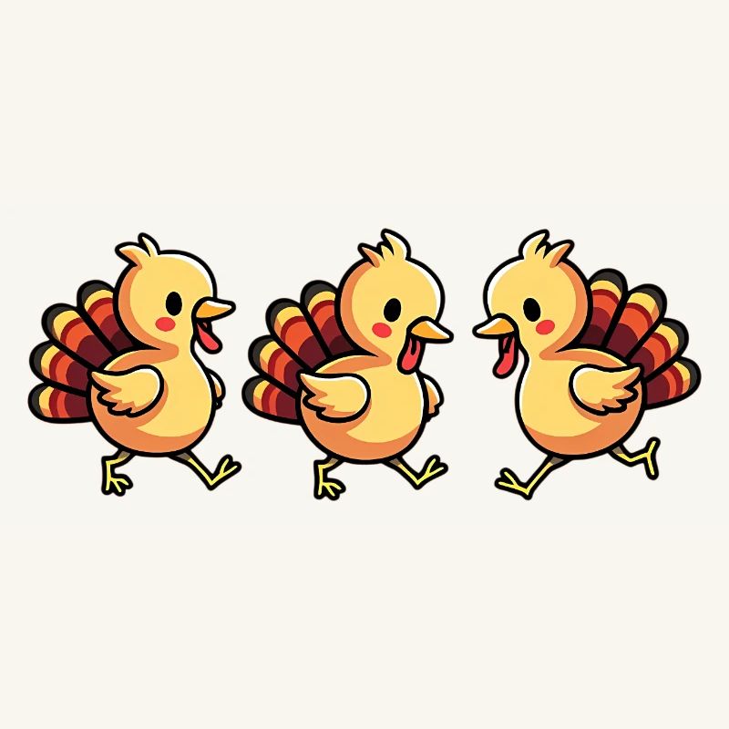 Bébé dinde de Thanksgiving
