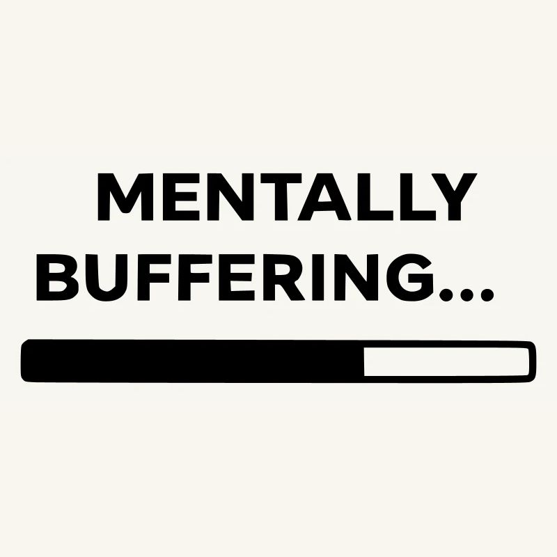 MENTALLY BUFFERING... | Minimal Loading Bar Design