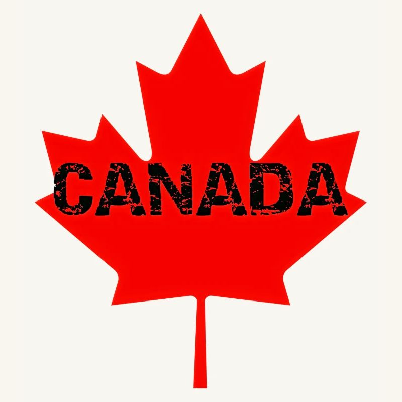 Faded Canada Maple Stamp