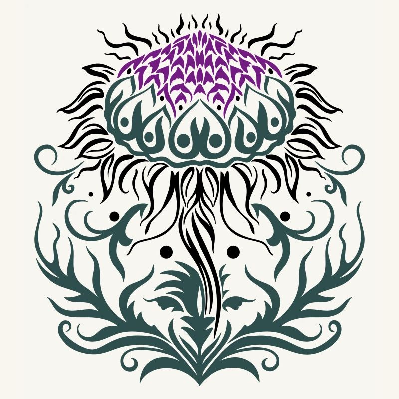 Thistle purple Thistle