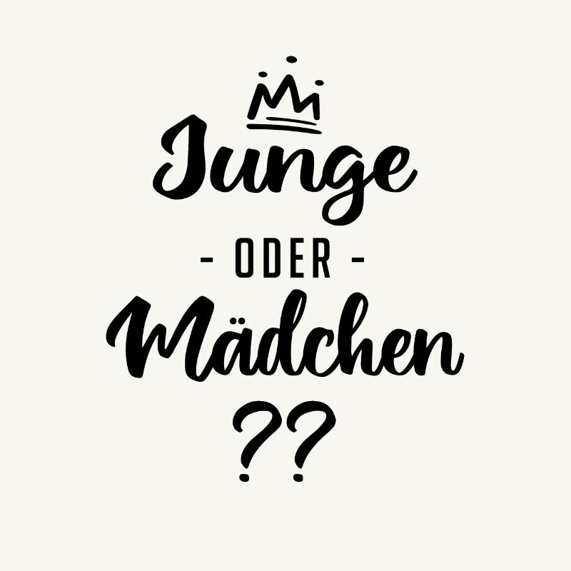 Junge oder Mädchen? Schwanger - Schwangerschaft