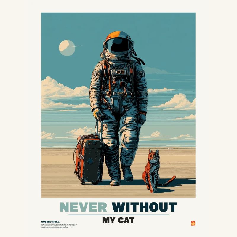 Jamais sans mon chat dans l’espace