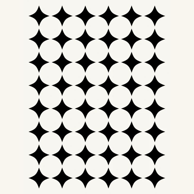 geometric circles pattern grid