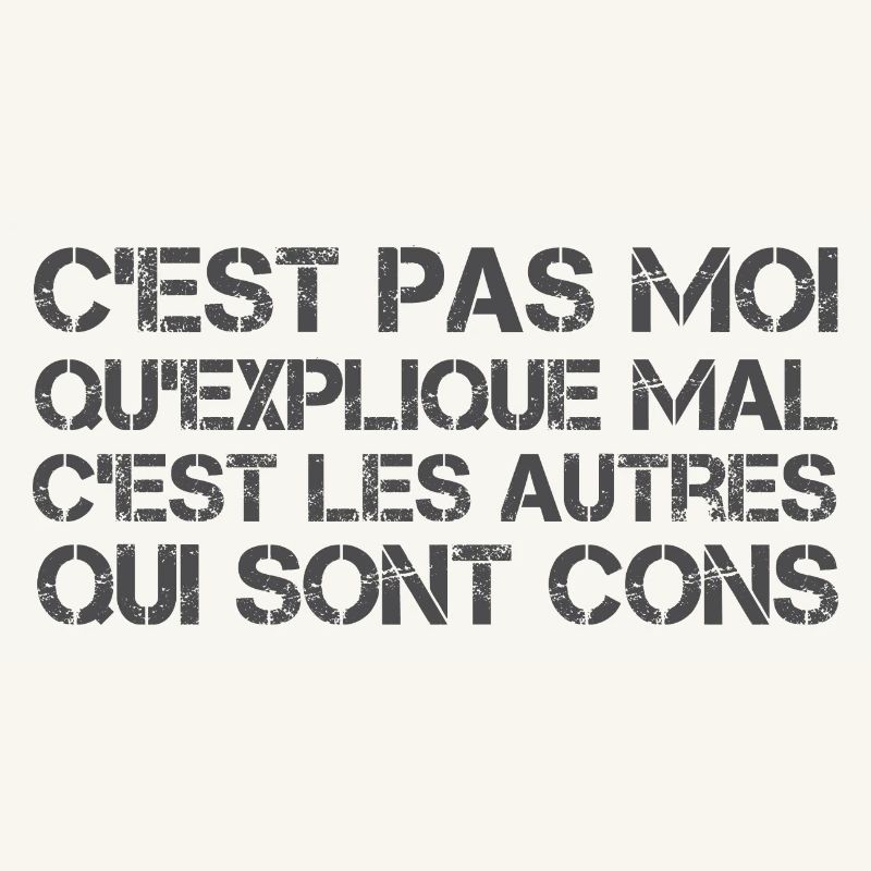 C'est pas moi qu'explique mal