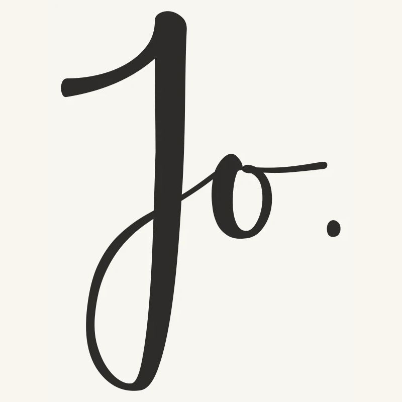 Jo – Conception de texte de lettrage manuel