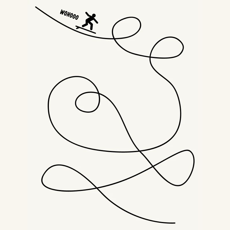 Surfer makes loops