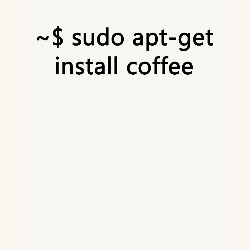 Admin Linux Sudo Apt-Get Install Coffee Programmer