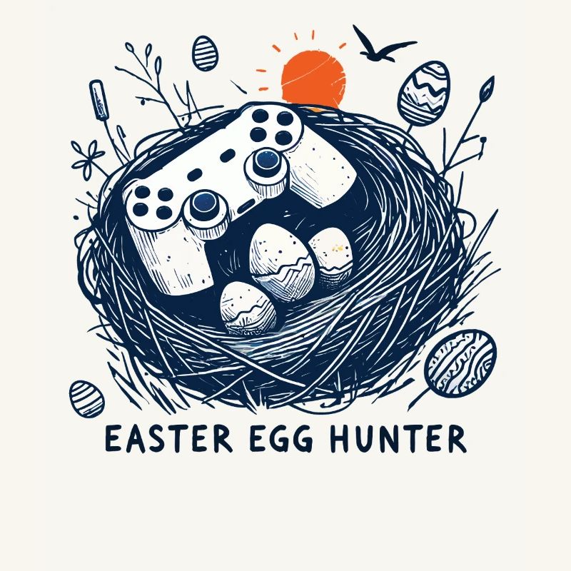 Gaming Easter Egg Hunter Controller Fun