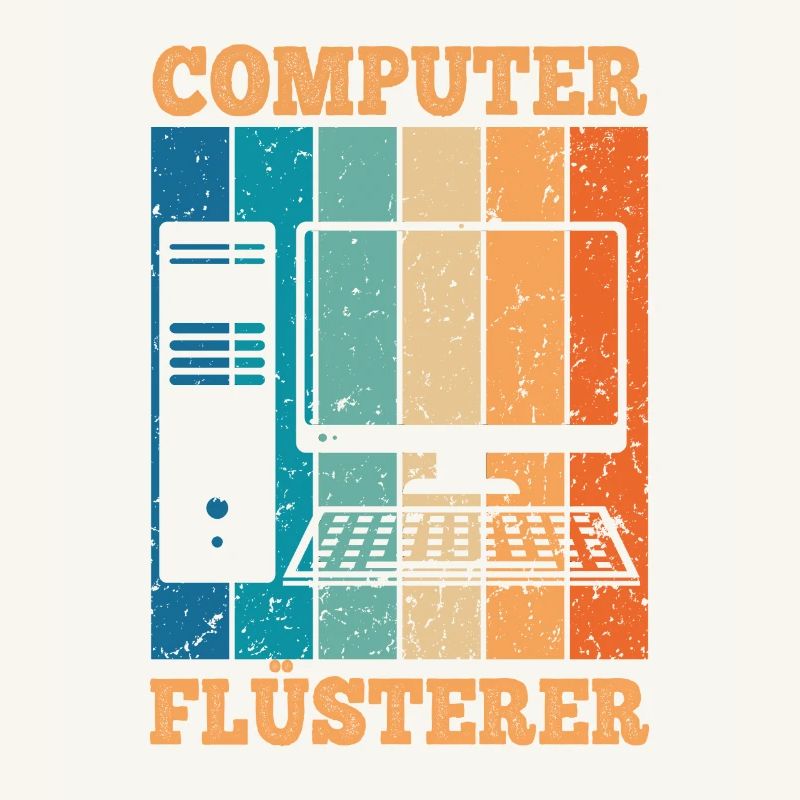 Computerflüsterer Informatiker Retro PC Computer