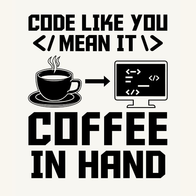 Café Codage Programmeur Codeur Développeur Nerd Coff