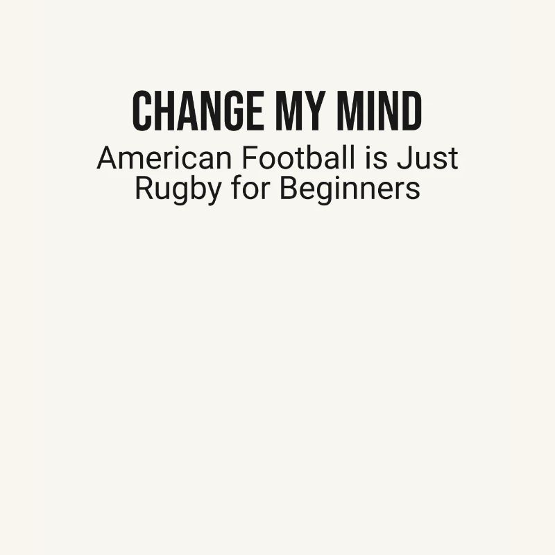 Fußball Oder Rugby? Anfängerdebatte