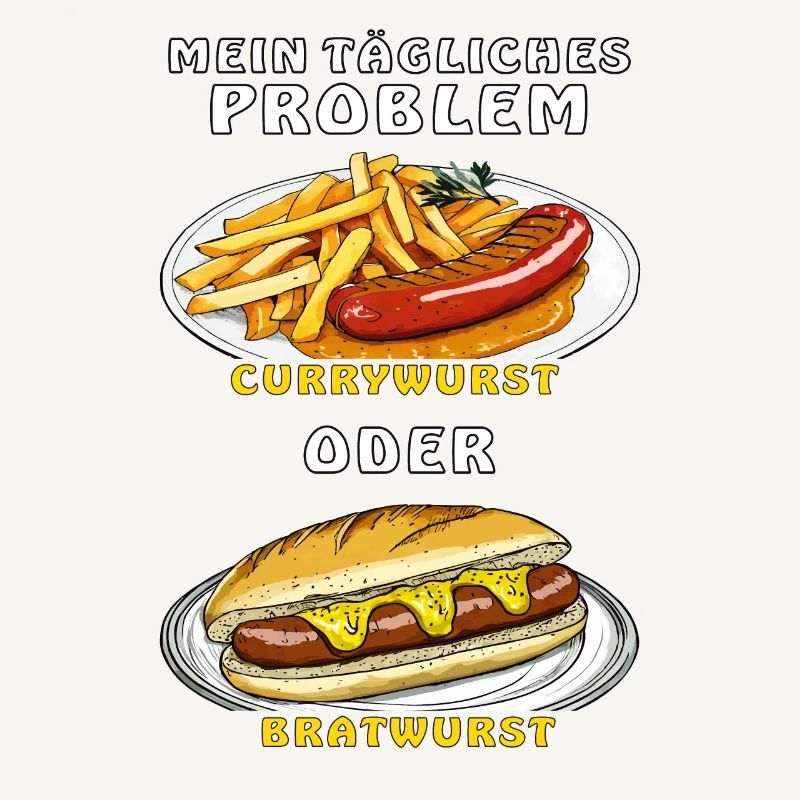 MEIN PROBLEM CURRYWURST ODER BRATWURST