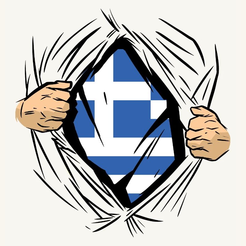 Grèce Drapeau Hellas Athènes Drapeau grec
