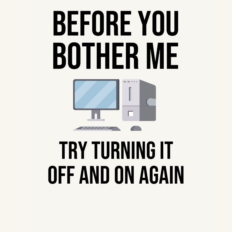 Gift IT Support IT Help Desk Dire drôle