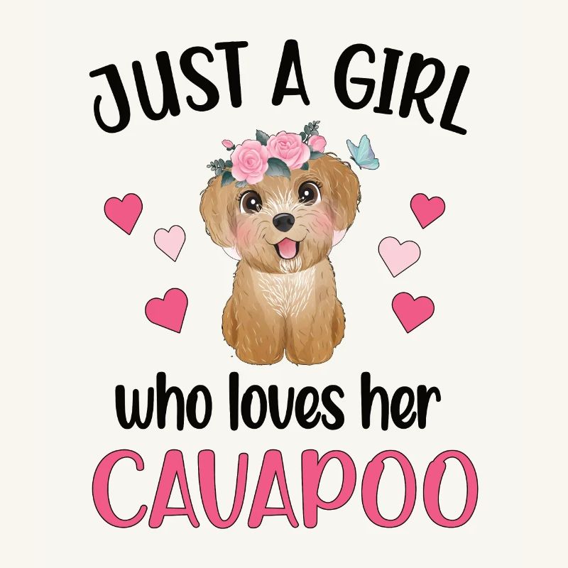 Cavapoo fille Cavoodle Dame de chien Cavapoo Mignon