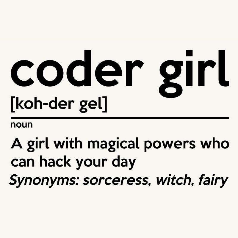 Coding Girl Definition Noun Software Developer Pro