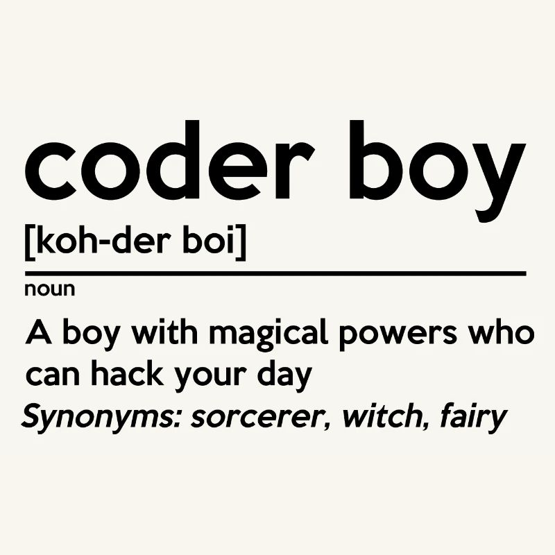 Coding Boy Definition Noun Software Developer Prog