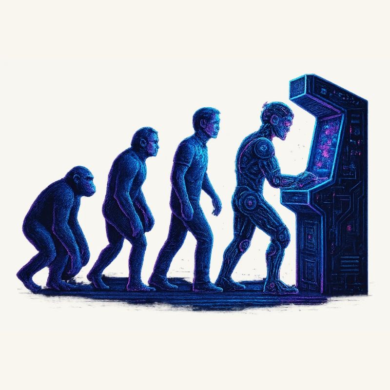 Arcade Human Evolution