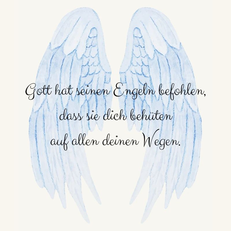 Dieu a commandé à ses anges de dire ange gardien