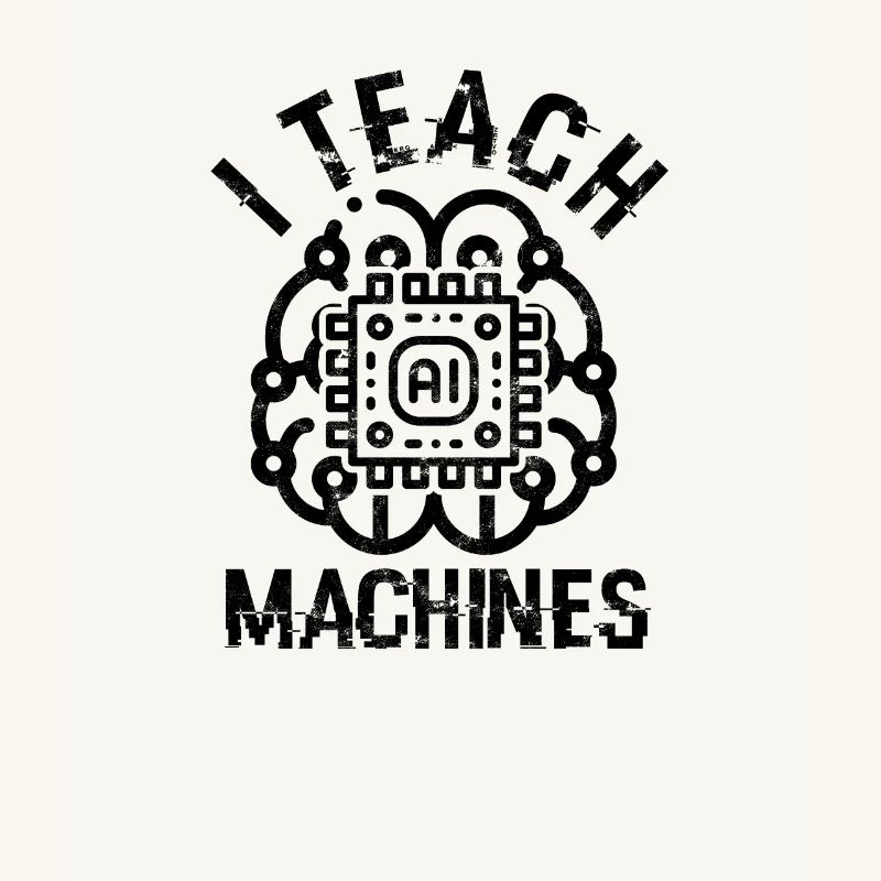 I Teach Machines AI Machine Learning -