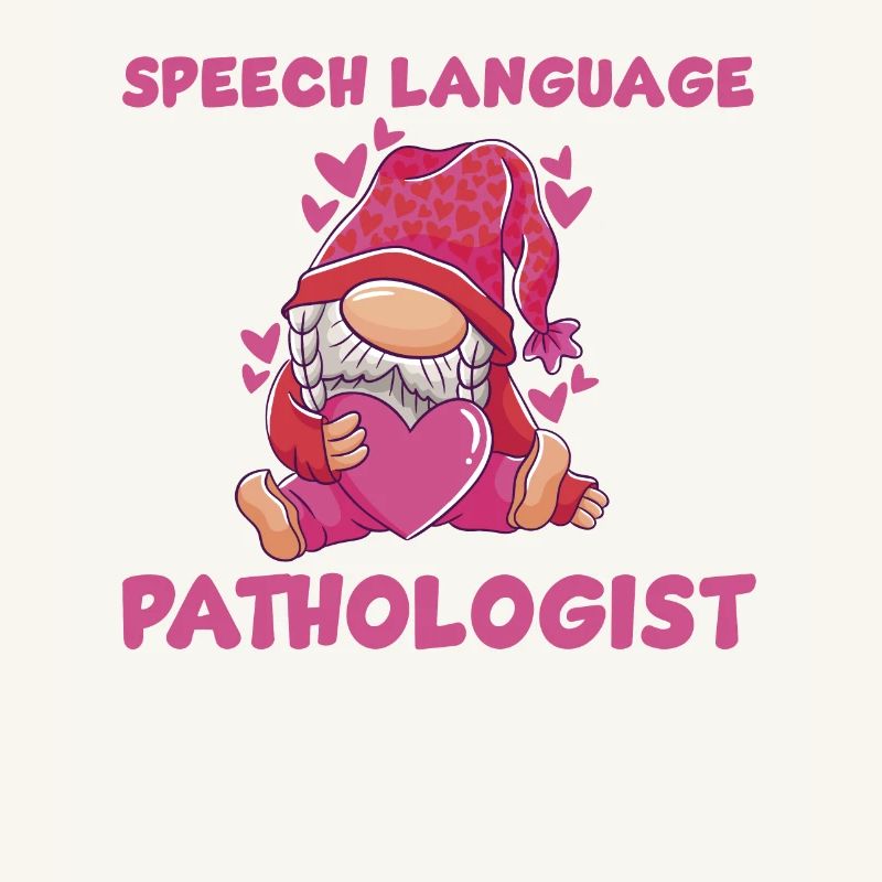 Cute speech pathologist gnome
