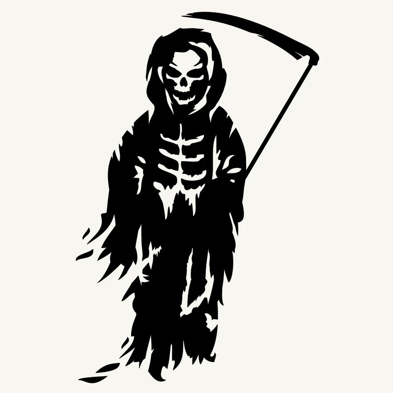 Ein Sensenmann -Der Tod mit einer Sense