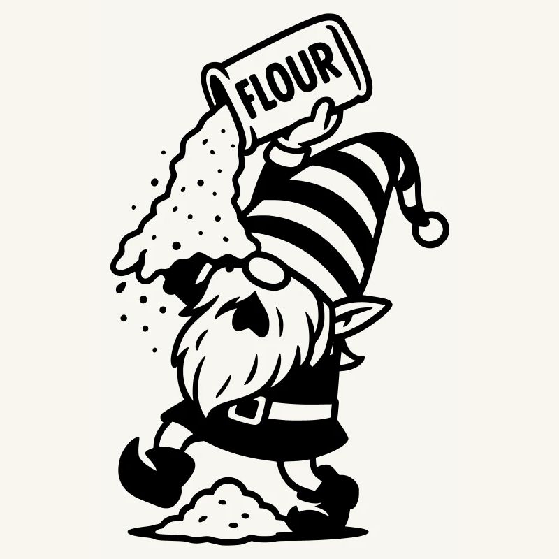 Biscuits à la farine de gnome cuits