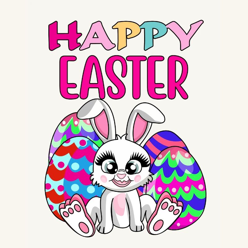 Happy easter, Easter bunny, Easter eggs, sayings